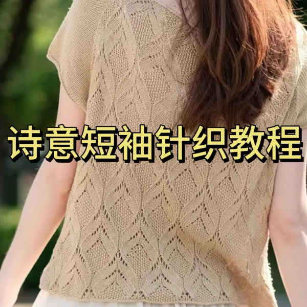 诗意短袖针织线上视频课程