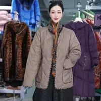 秋冬 百搭时尚潮流休闲气质显瘦轻奢女款棉服外套1413