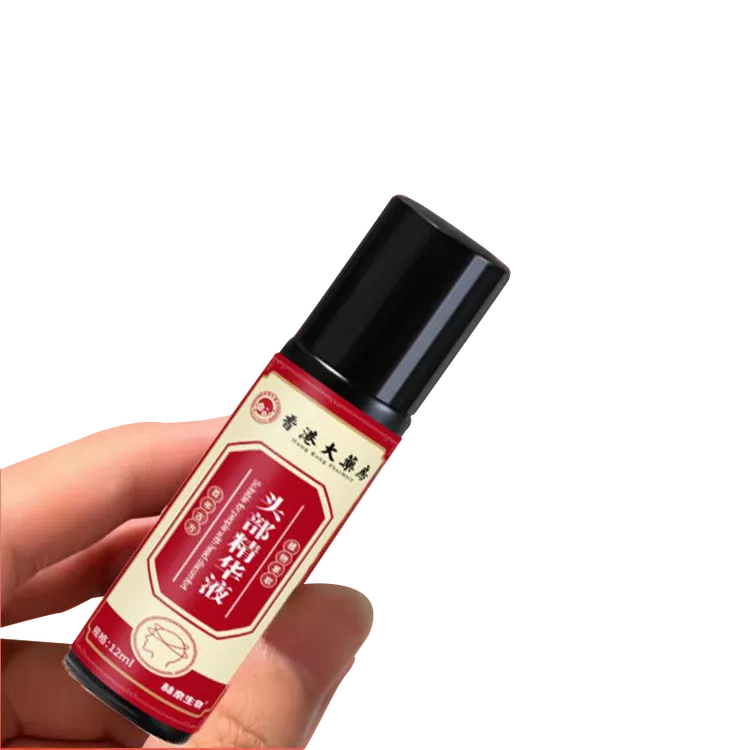 【香港大药房】头晕不反复头疼晕头部净化液滚珠男女通用