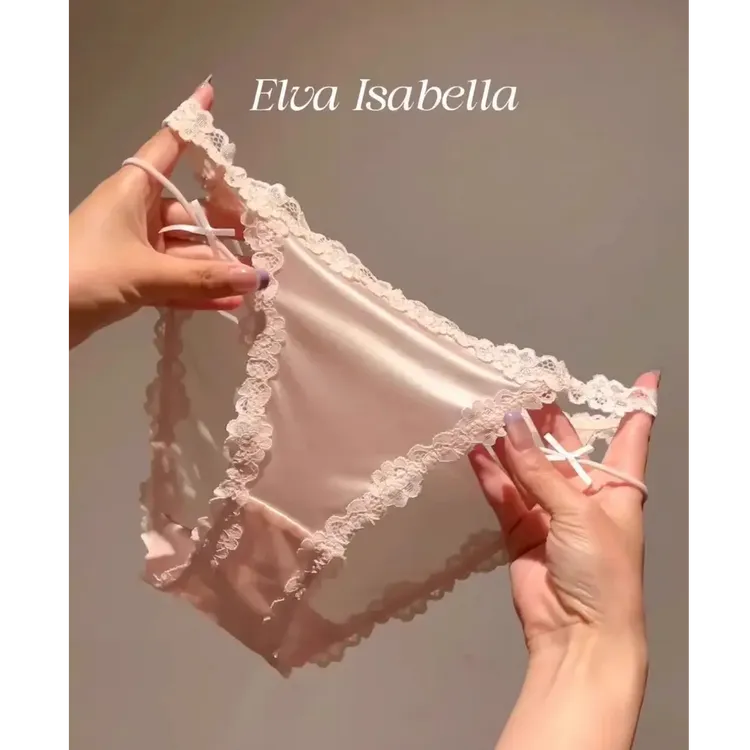 留洋千金·法式性感蕾丝内裤女款2025新款纯欲网纱透气女生三角裤