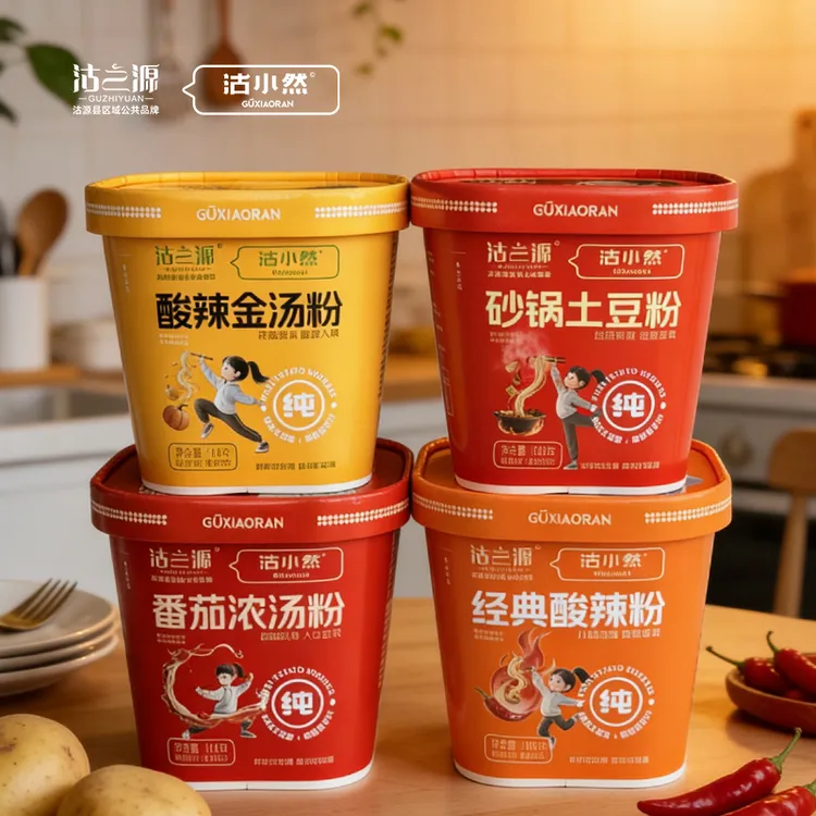 坝上沽源-沽小然土豆粉冲泡即食好粉出沽源自然好味道