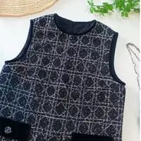 媛媛家8255百搭时尚春款连衣裙气质无袖