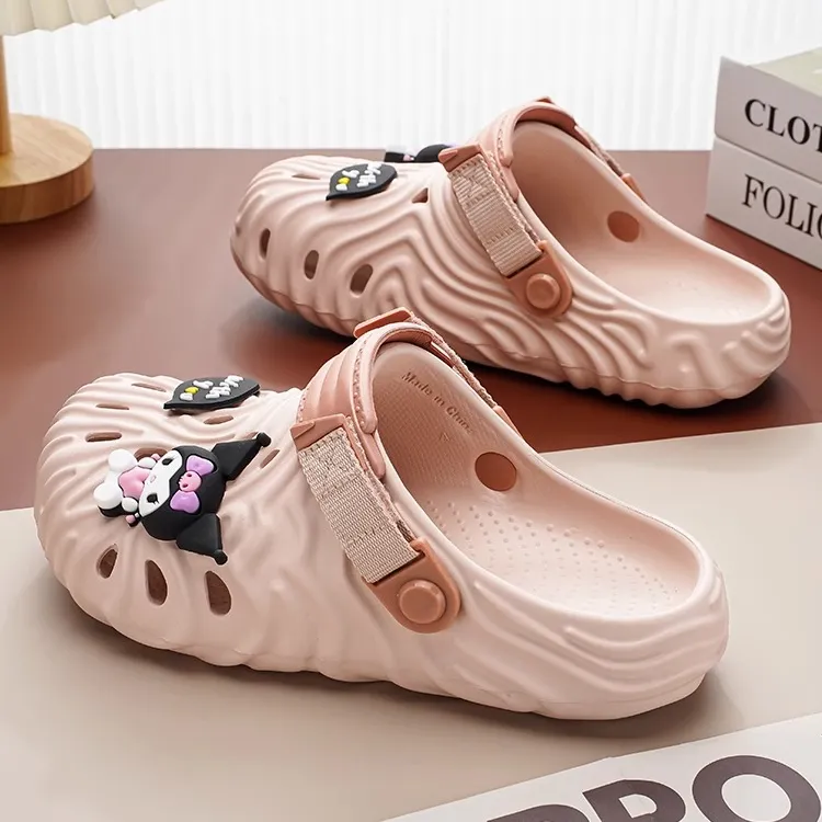 洞洞鞋女夏季外穿2025新款防滑网红时尚包头两穿凉拖鞋休闲沙滩鞋