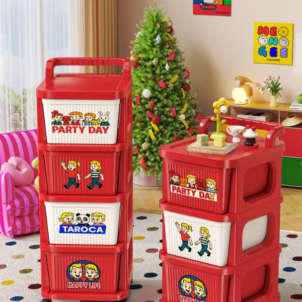 百年正和多巴胺零食收纳柜家用抽屉式小推车置物架收纳抽屉储物