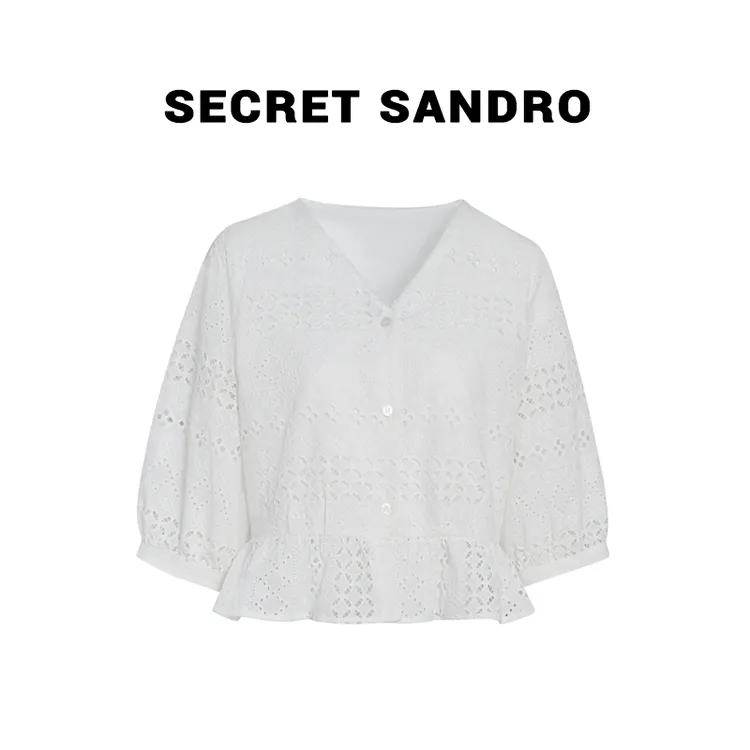 【欧尼】【多娜&Secret Sandro粉丝专享】衬衫 S55280068N