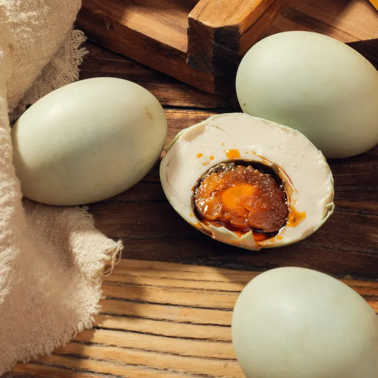 [专属特价][憨巴蛋]微山湖咸鸭蛋 红心流油 真空包装 20枚装 泡沫盒发货