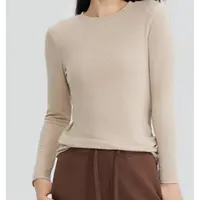 【绒兰】女款圆领 加厚澳绒保暖上衣 018