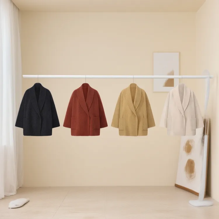 【闲阔柔栖9】2025新款秋冬爆款高级外套高贵气质毛呢女款羊毛大衣