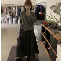 谁能拒绝秋冬日的小花~加厚碎花半身裙