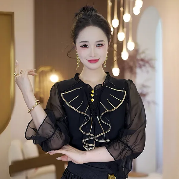 (品牌20周年庆)粉丝回馈！新款时尚气质上衣衬衫OHSHH04098