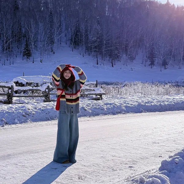 YPP！【藏肉理想裤】秋冬新款加绒复古水洗显瘦休闲阔腿牛仔裤