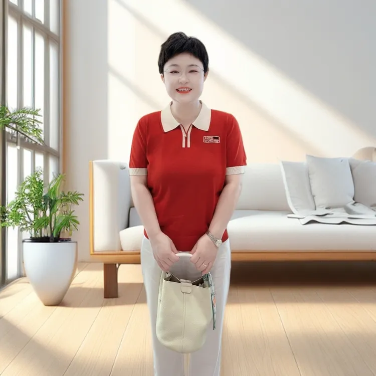【都市白领】兰精天丝针织短袖（25175）洋气小衫夏季女士休闲显瘦
