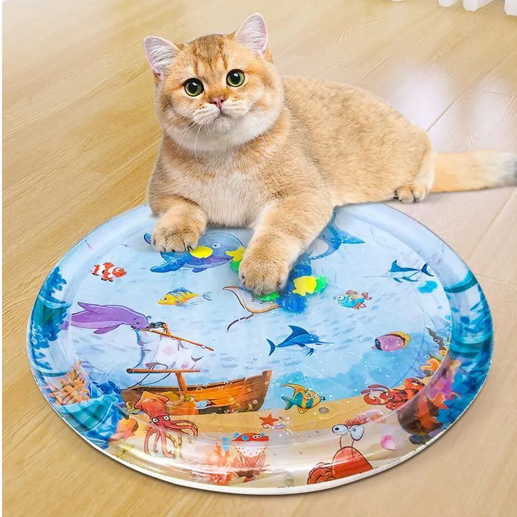 夏日宠物冰窝猫窝垫凉垫趣味注水垫冰窝猫咪降温神器猫窝凉爽睡垫