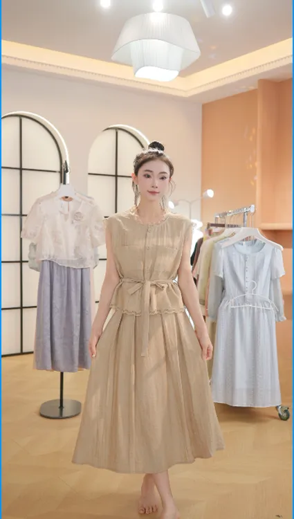 Z8306夏装女士高端时尚两件套洋气百搭宽松半身裙套装女