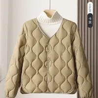 【海哥专属 】菱格无领轻薄时尚百搭内胆棉衣