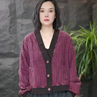 FF保暖常规款厚款宽松棉服休闲睡衣时尚长袖双层宽松型