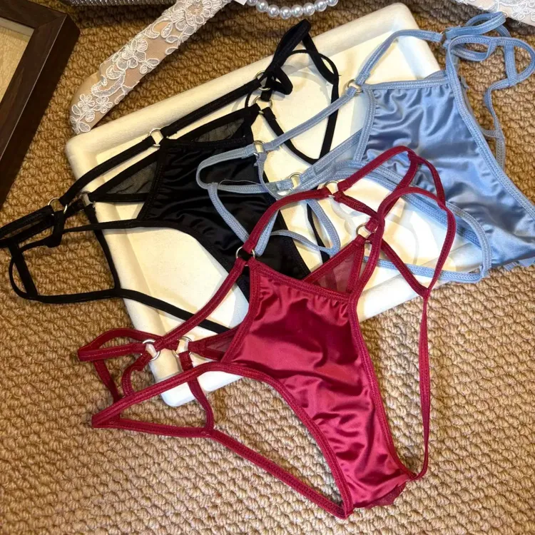 法式火辣女士红色镂空纯欲本命年低腰红内裤女2025新款性感高级感