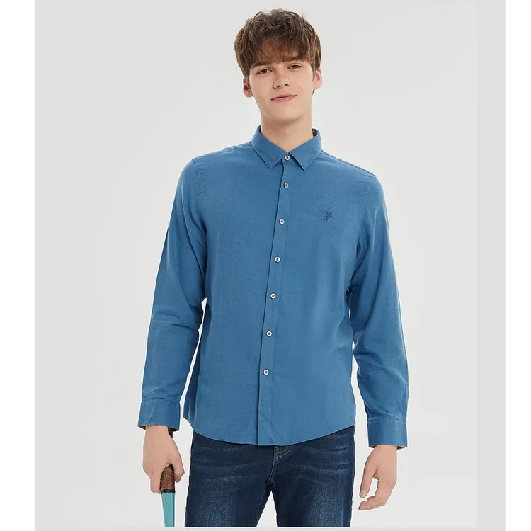 SMITHPOLOV/斯密特商务休闲衬衫男长袖621703010