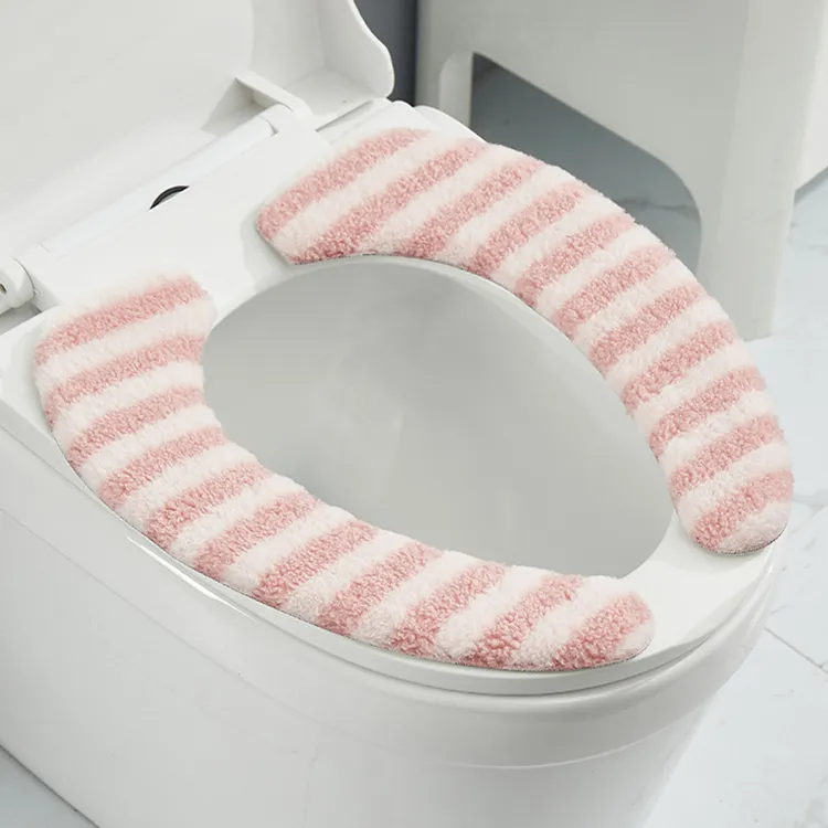 冬季粘贴马桶坐垫卫生间坐便器垫子加厚四季通用马桶贴坐套家用HR