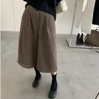 【香姐AND】【252664】冬季时尚新款爆款灯芯绒中裤百搭日常出片