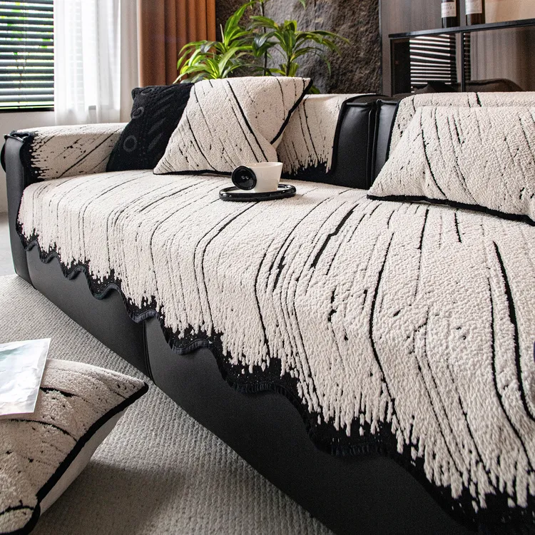 【达人专属】今后/飞白半边绒沙发垫