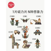 【丫丫日记】曼龙彩窗磁力片-60件基础款（福袋链接）