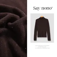 懒猫nono│Saynono 高领羊绒羊毛打底衫/T24261