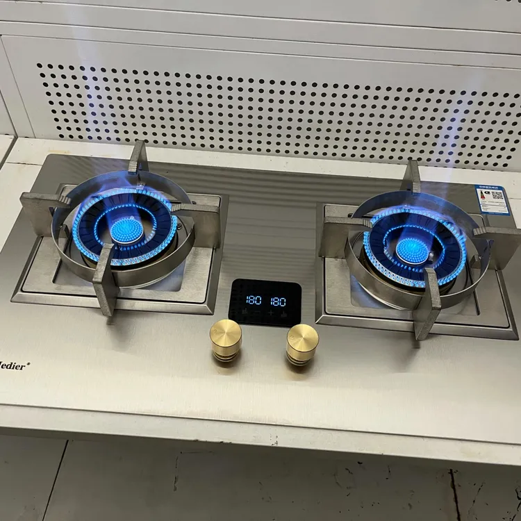 Hedier家用定时直喷火家用大火力天然气液化气双灶猛火灶台嵌两用