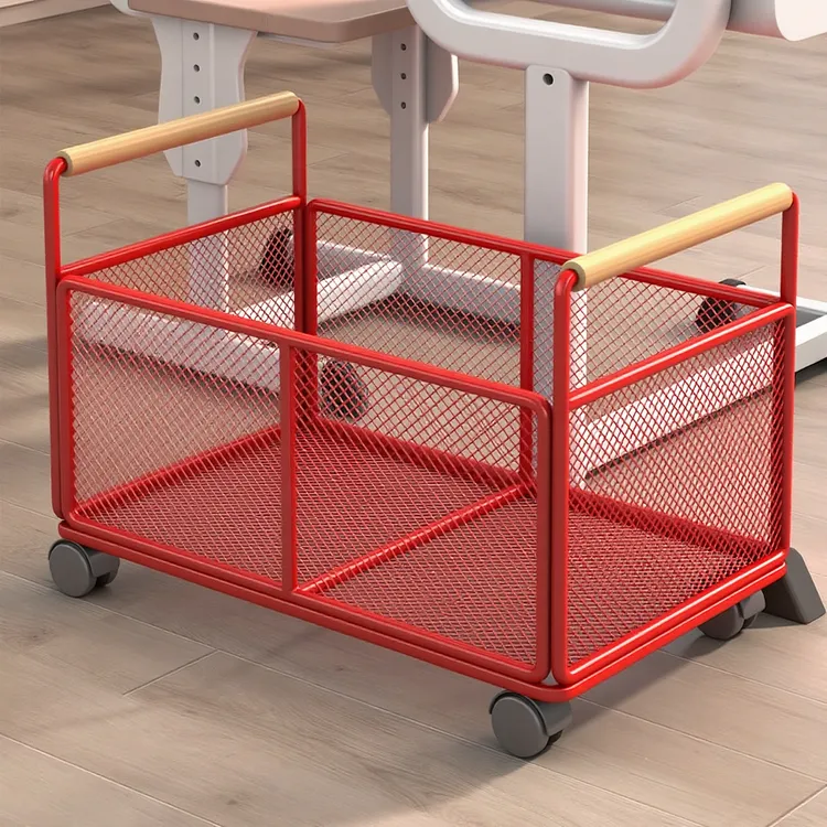 书本收纳箱教室用学生书箱装书箱子桌面桌下书包收纳架放书收纳盒