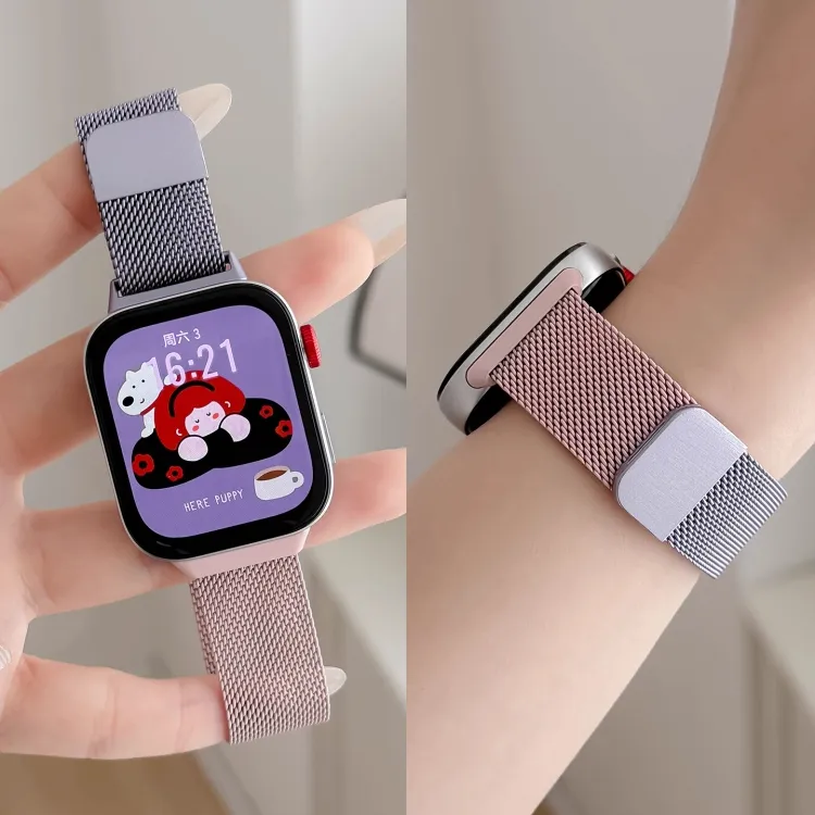适用华为FIT4手表表带fit4pro米兰尼斯腕带watchfit3金属磁吸女款