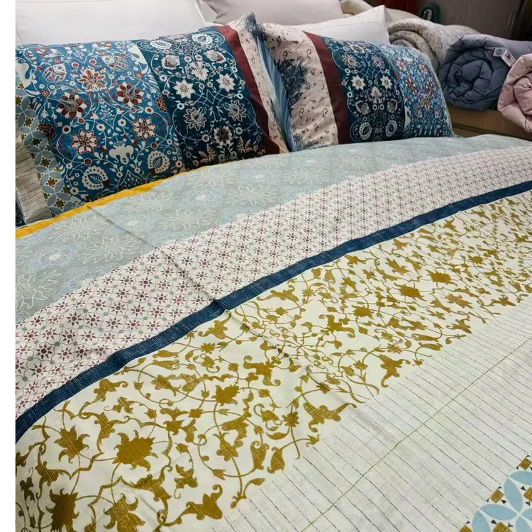 Cieltown/夏尔小镇米克诺斯双层斜纹奶绒床上用品床单碎花