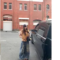 Ranwear 长腿利器"人手一条" 好穿好搭做旧“手工染脏"拖地牛仔裤