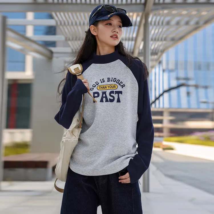 85596【自发热 真德绒】女大童打底衫秋冬装加厚百搭初中生上衣洋气