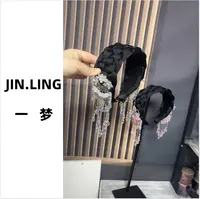 JINLIANG【一梦】手工气质网红轻奢时尚百搭复古法式气质发箍