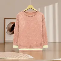秋冬新品！圆领休闲百搭针织毛衣F984