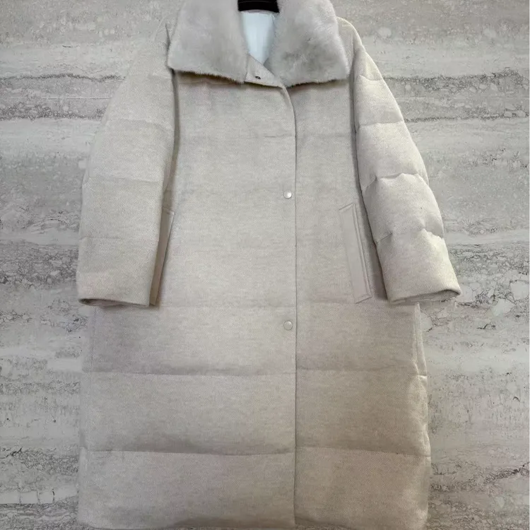 TANTAN 时尚气质中长款秋冬羽绒服4125