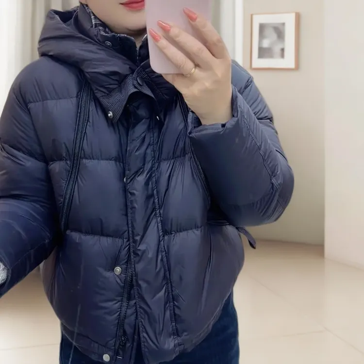 冬季短款时尚连帽厚款百搭