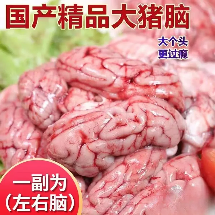 【新店开业】顺丰包邮猪脑花新鲜土猪脑8副鲜冻大猪脑国产猪脑火锅
