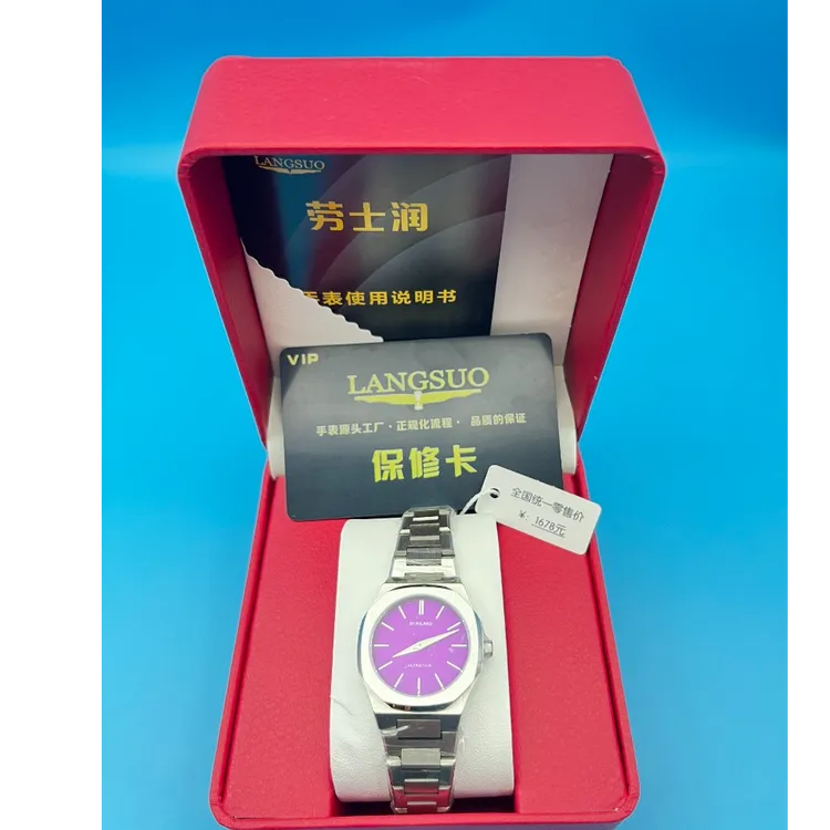 不锈钢精致女神女士超薄手表时尚流行防水镶钻品牌石英广州手表