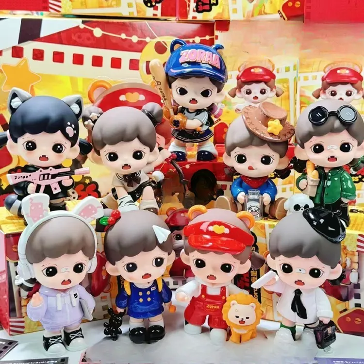 【国版】拆盒大~boss高质量手办妹宝生日礼物潮玩摆件挂件盲盒