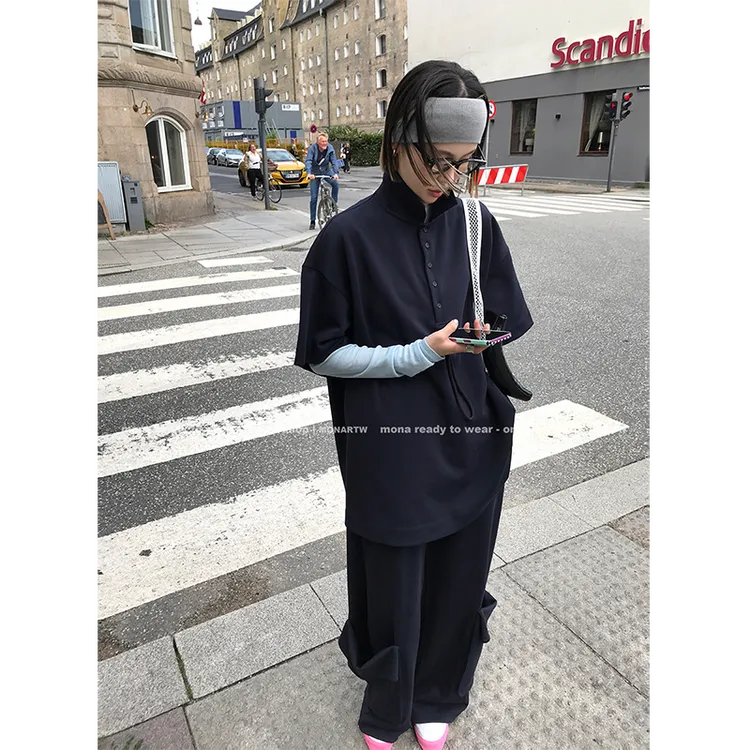 【Mona张绮贤】MONA polo衫高腰裤子 O125Y08935/O125K09170