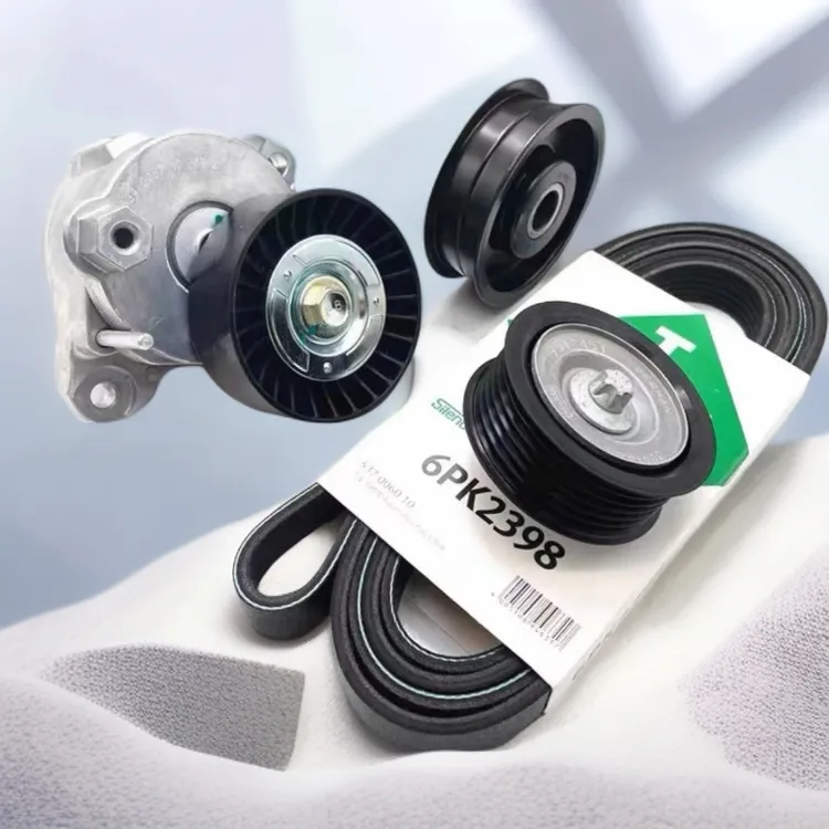 适用宝马N20 320 520 525 730 X5 X6 发电机皮带涨紧轮器过渡轮