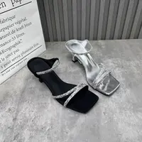 2025夏新款细跟中跟时装外穿法式优雅时尚G2-A5-67