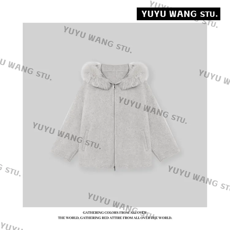 YUYU WANG【黎颂】毛呢大衣RB2SDRL2972