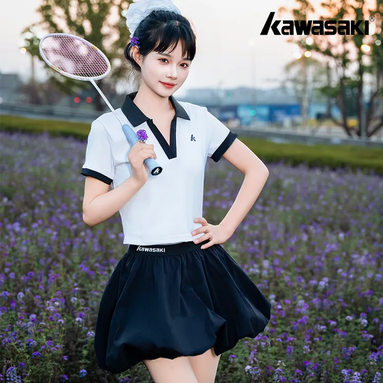 【花苞甜心】川崎羽毛球服女休闲运动蓬蓬裙防走光半身速干网球裙
