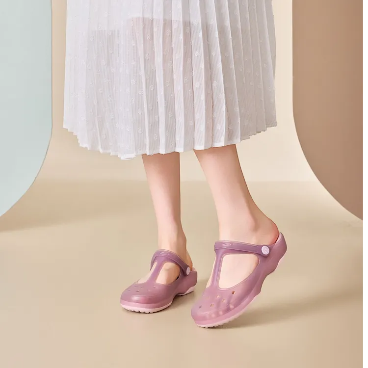 【紫气东来】VEBLEN维布伦女防滑沙滩度假溯溪软底防臭洞洞鞋