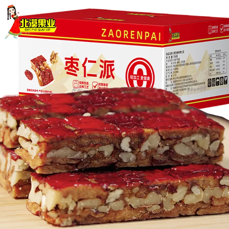 枣仁派红枣核桃仁750g礼盒送礼装250g/袋