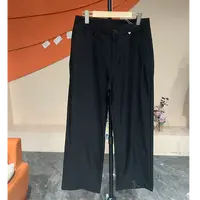 春秋新款显瘦直筒裤时尚百搭气质显瘦瑕疵休闲女裤子9805-8长99