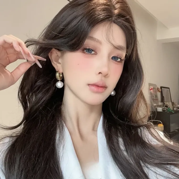 铜合金耳饰 复古做旧土星仿珍珠耳钉女轻奢高级耳圈一款两戴耳扣