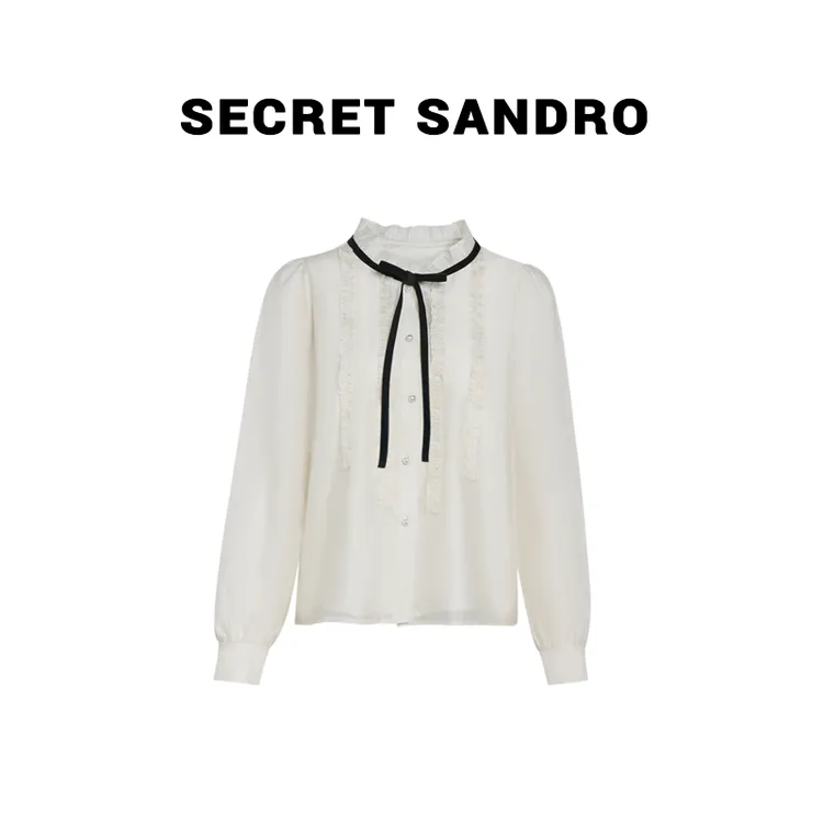 【千金】Secret Sandro 楚楚 衬衫 S25221018Q